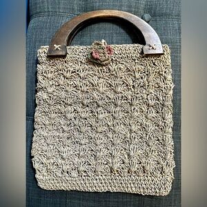 Crocheted Cord Purse
